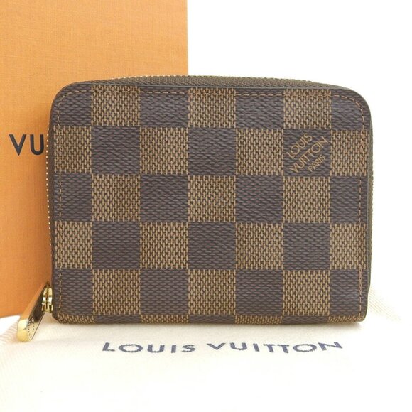 LOUIS VUITTON Brown Damier Wallet - Picture 1 of 6